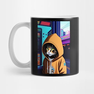 Funny Cute cat graphic design artwork Mug